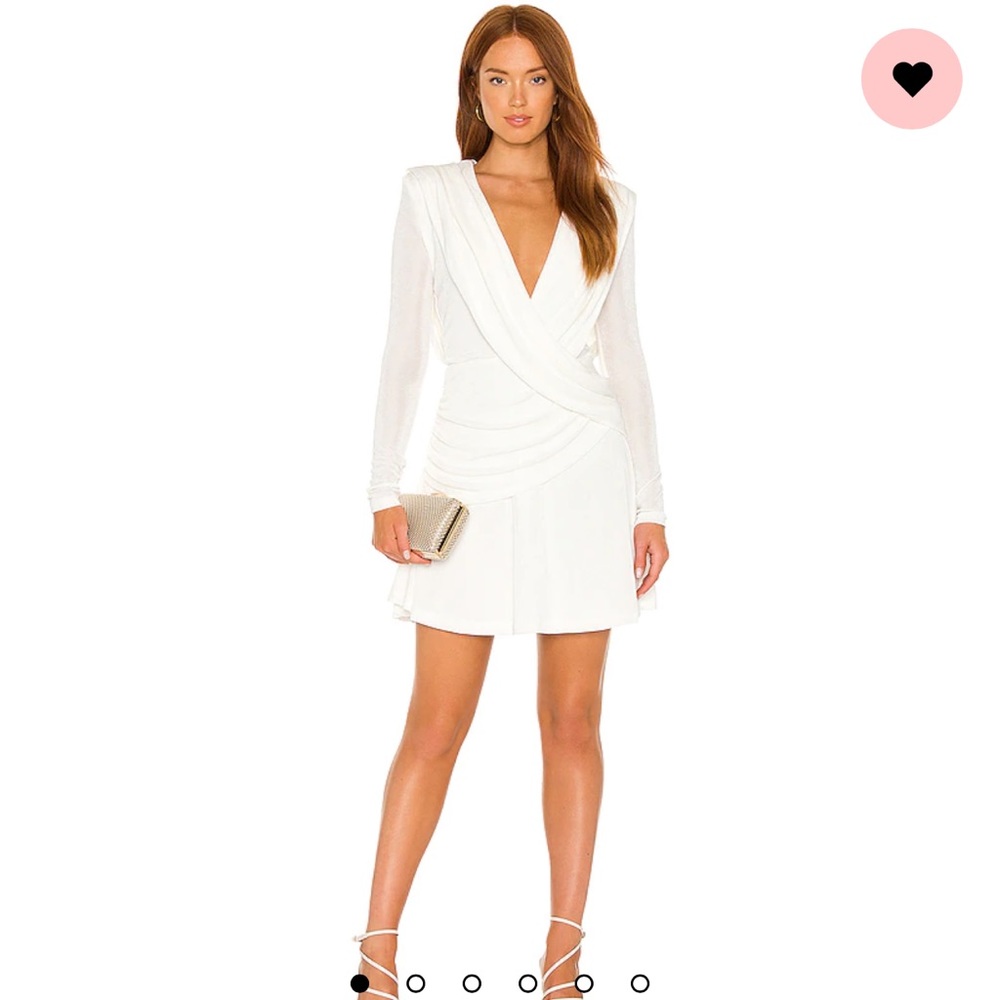 MISHA Lotta Dress in Ivory from REVOLVE!